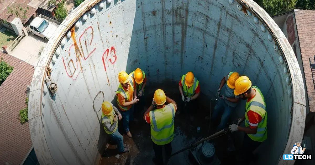Limpeza da Caixa D' Água na Vila Progresso