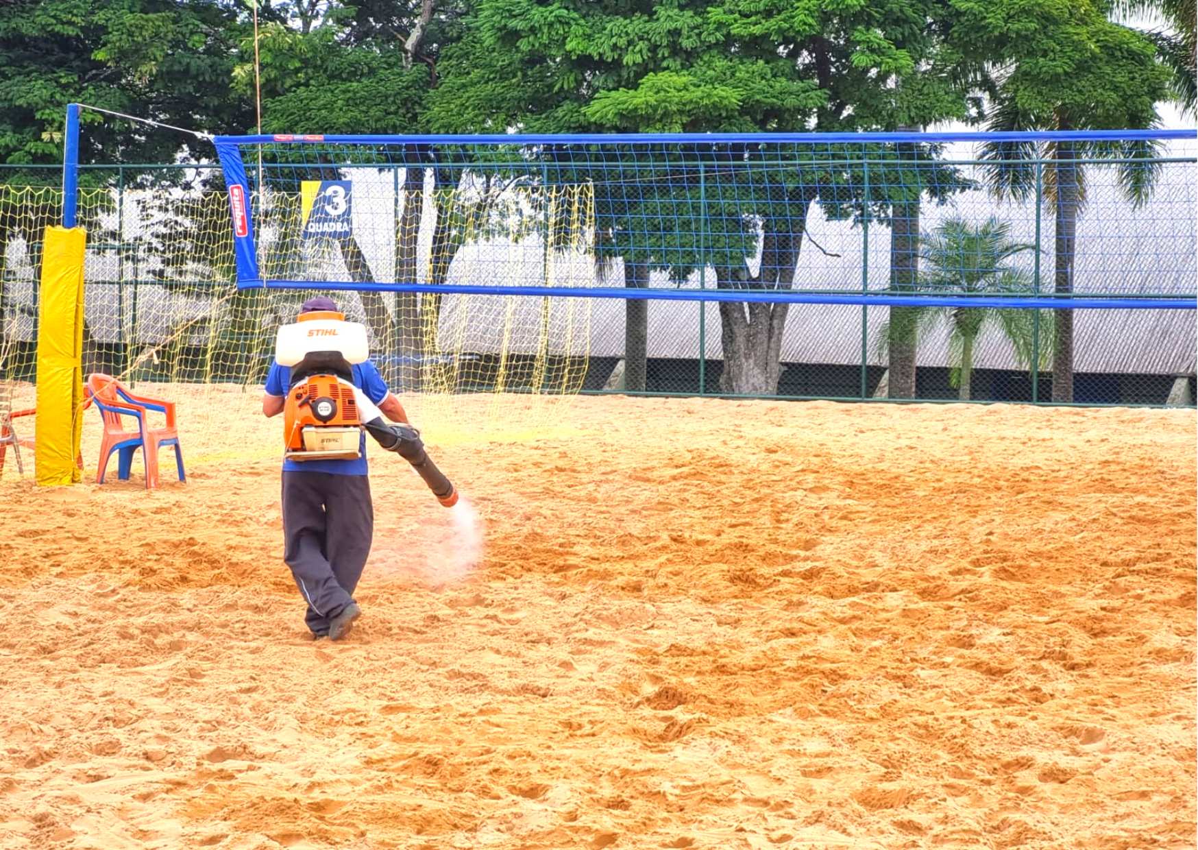 Sanitização de quadras de areia em Embu das Artes